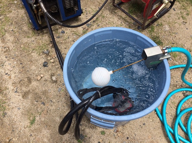 高圧洗浄機用 止水フロート ホース5M - 電動工具